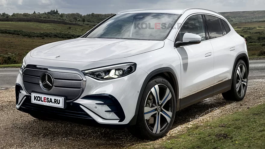 Mercedes GLA 3 - illustration : Kolesa