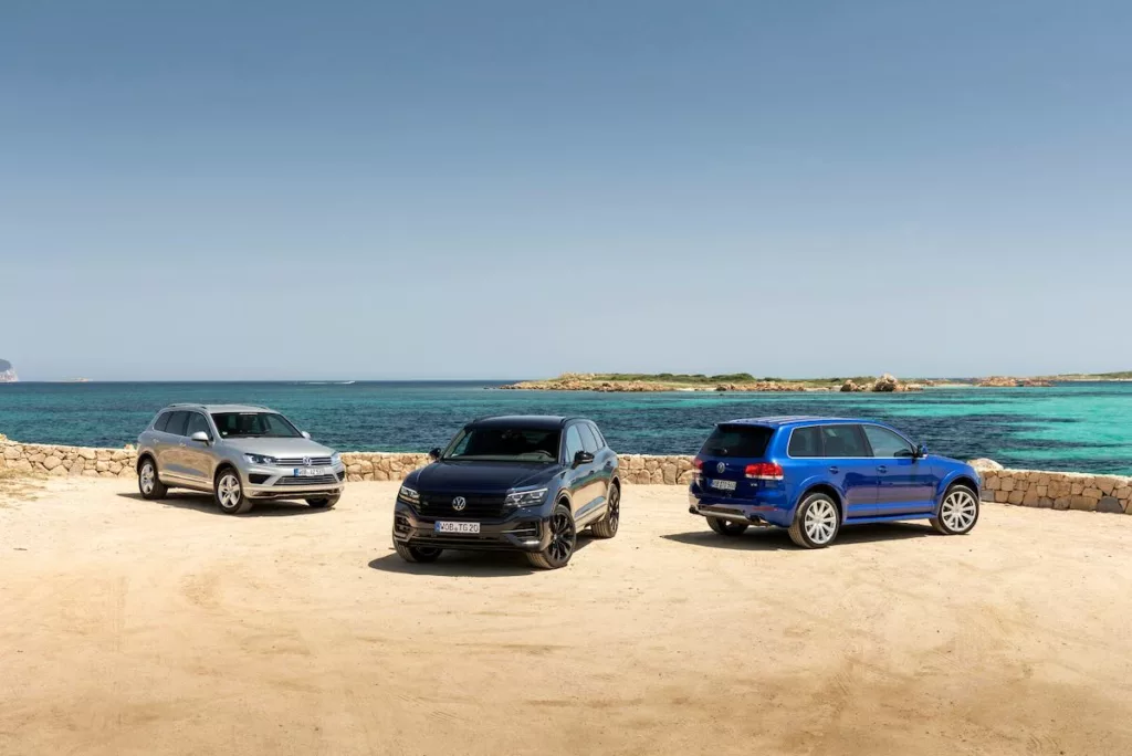 Les trois générations de Volkswagen Touareg