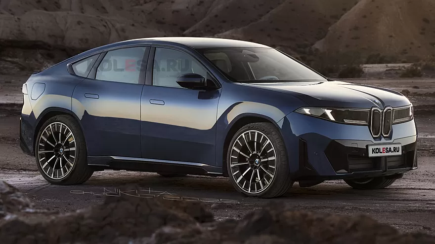 BMW iX4 - illustration : Kolesa