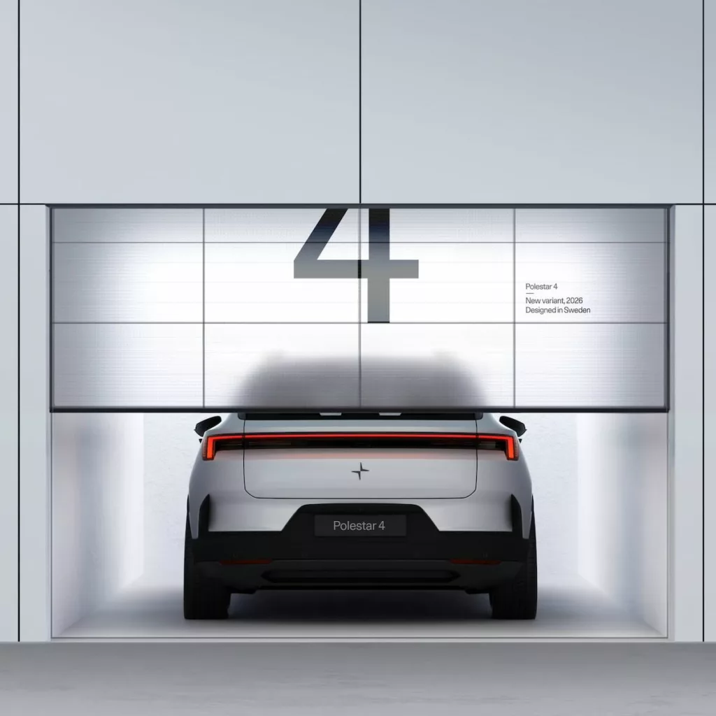 L'arrière de la Polestar 4